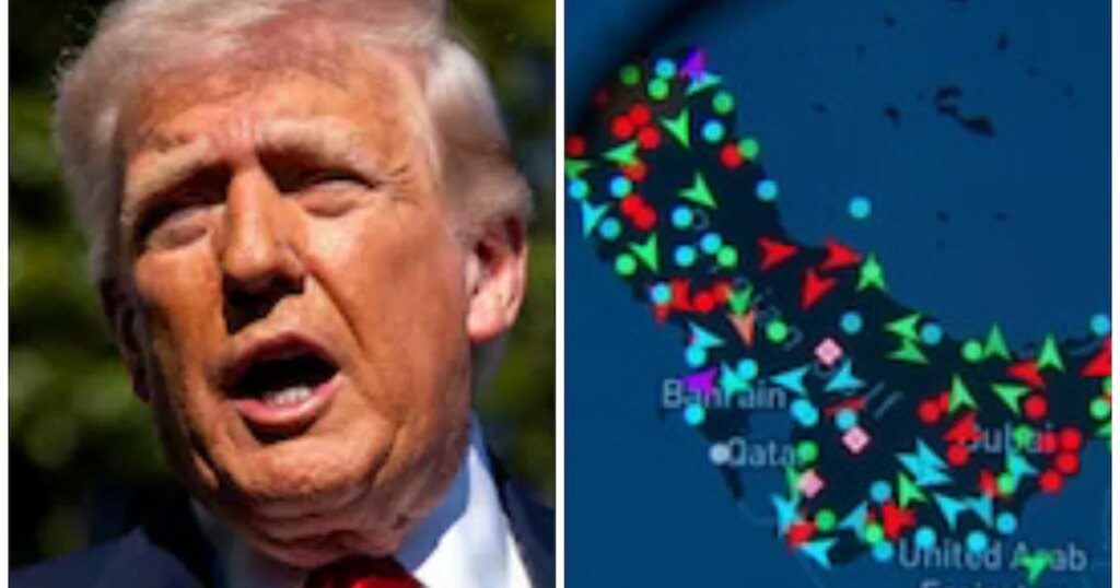 Trump impede a passagem pelo Estreito de Ormuz, mas o