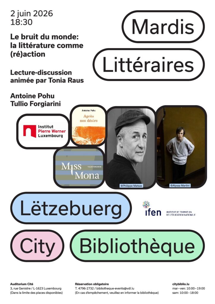 Mardis littéraires debatem a literatura como resposta ao ruído do mundo