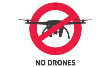 Interdição de drones durante a visita do presidente português