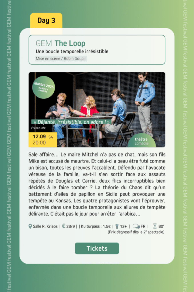 Festival de Teatro GEM regressa ao Luxemburgo