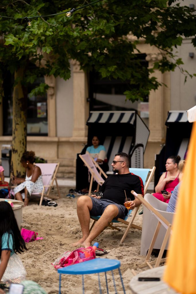 Differdange com praia urbana