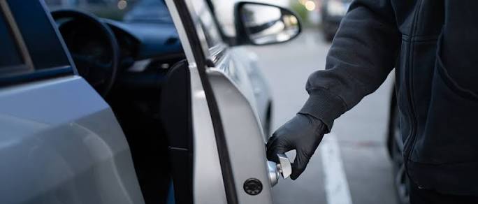 Furto de viatura com sistema keyless