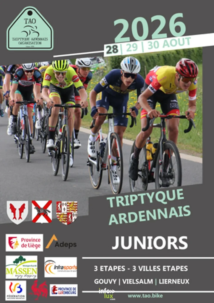 Ciclismo presente no Triptyque Ardennais
