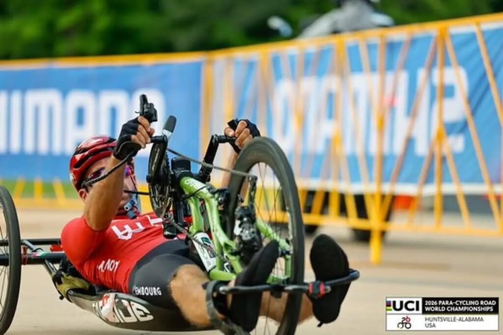Estreia mundial no paraciclismo luxemburguês