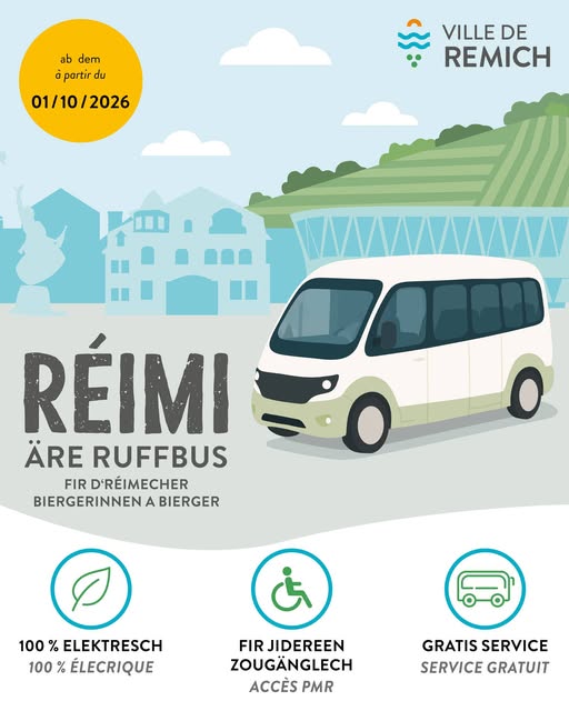 Réimi, o novo autocarro de Remich
