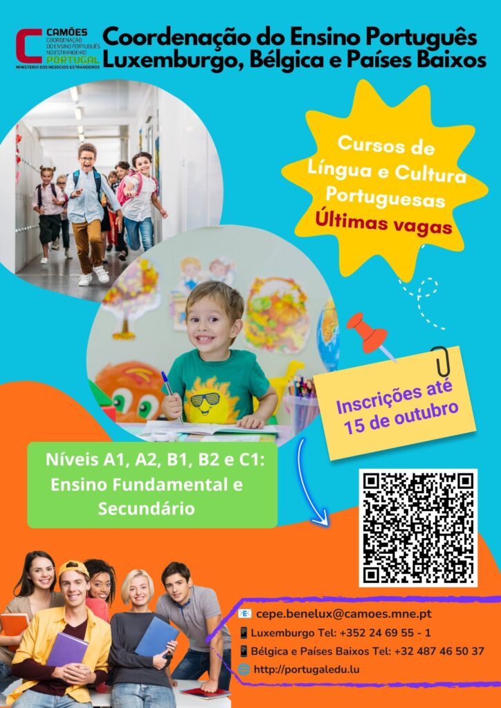 Últimas vagas nos cursos de português