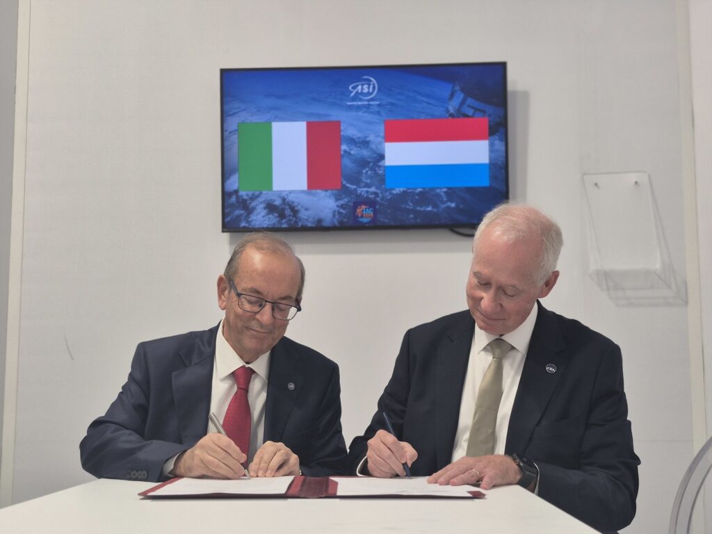 Luxemburgo e Itália reforçam cooperação espacial