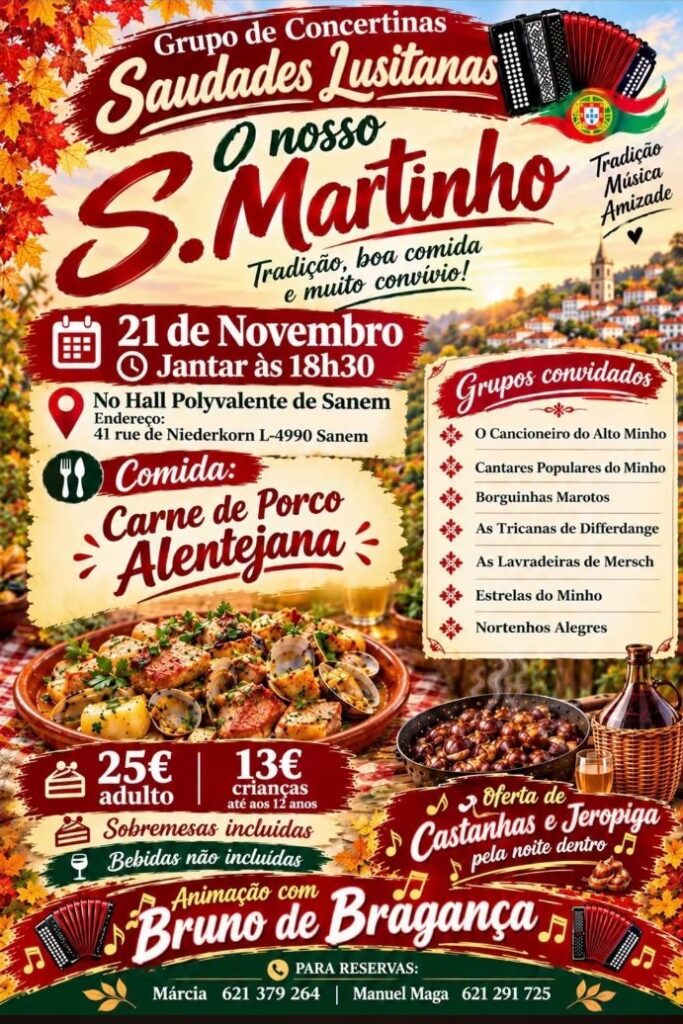 São Martinho junta tradição e música em Sanem