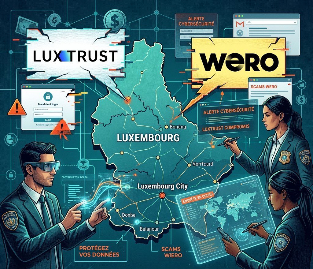 Novo esquema de burla LuxTrust e Wero
